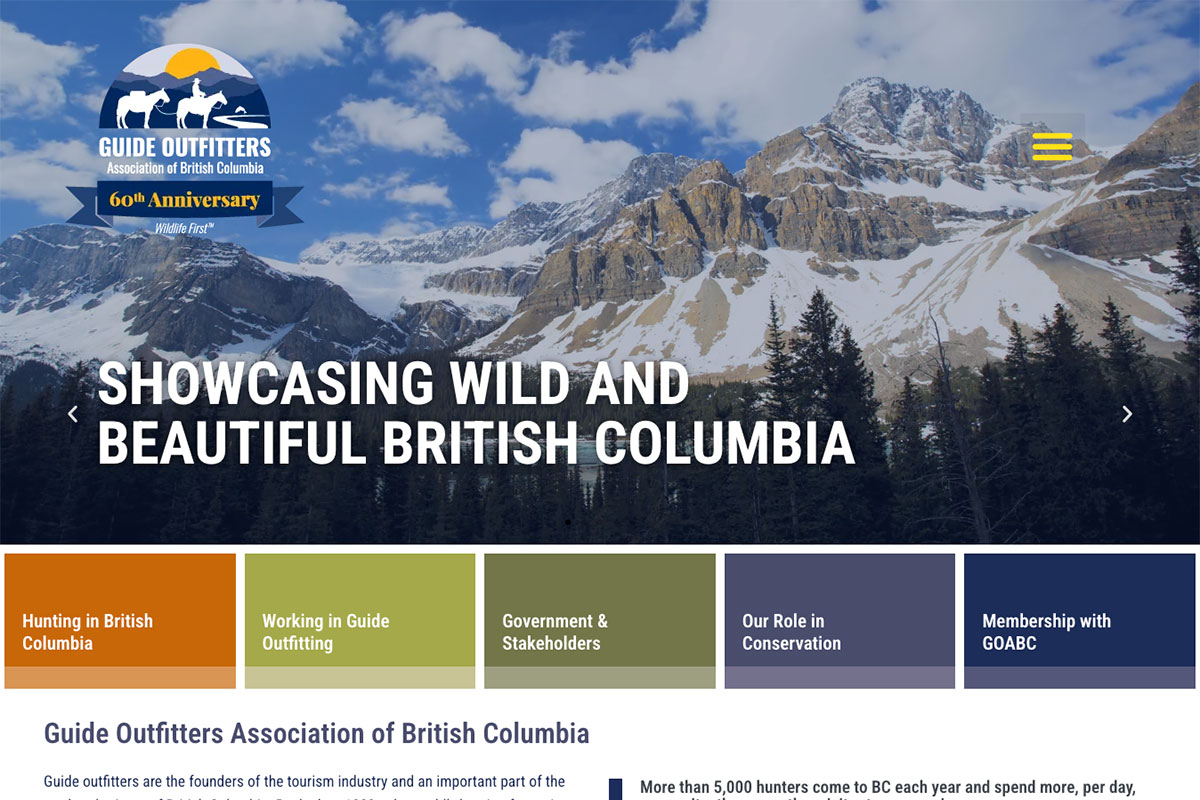 Guide Outfitters Association of BC member directory